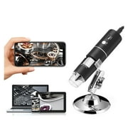 1000X WiFi Handheld Zoom Magnification Endoscope Camera 1080P FHD 2.0 MP 8 LED Microscope With Stand For Phone Tablet ,Wide and Clear Vision